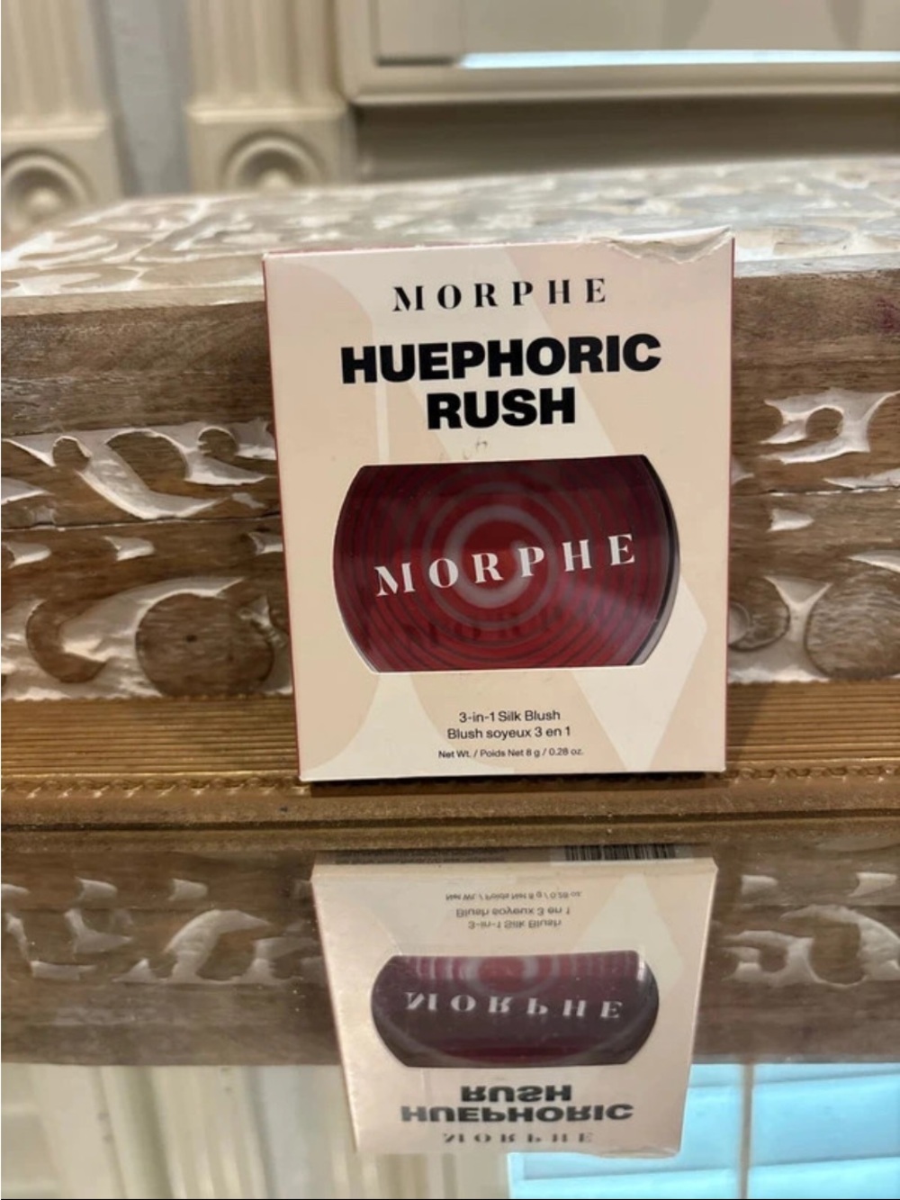 Morphe Huephoric Rush 3-in-1 Silk Blush - Deep Red